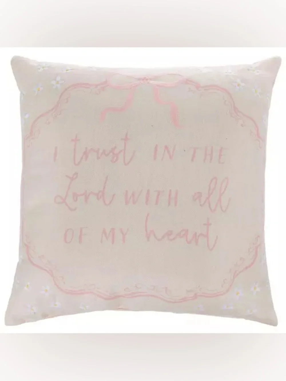 Trust In The Lord Throw Pillow